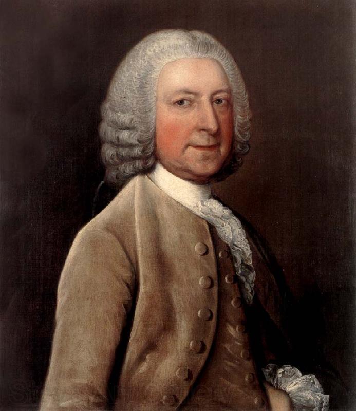 Thomas Gainsborough Portrait of Henry Wise Norge oil painting art